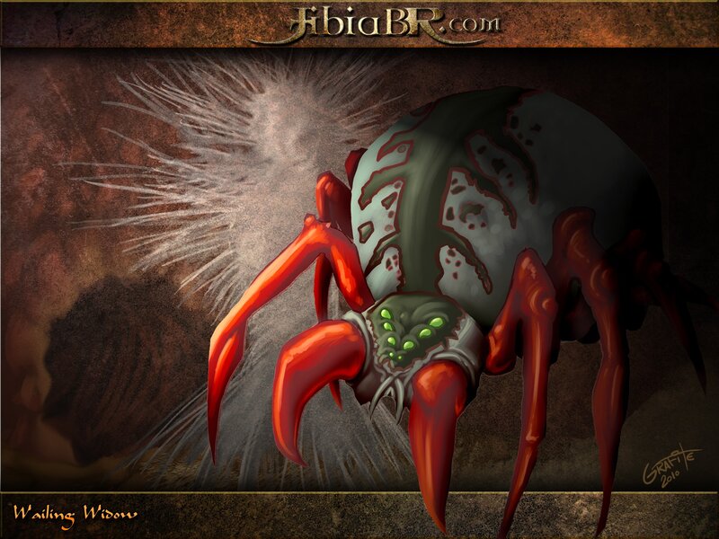 Giant Spider Creature — Red