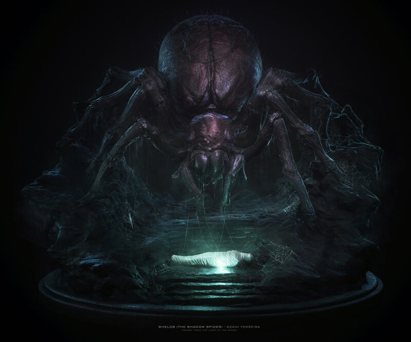 Giant Spider over Body
