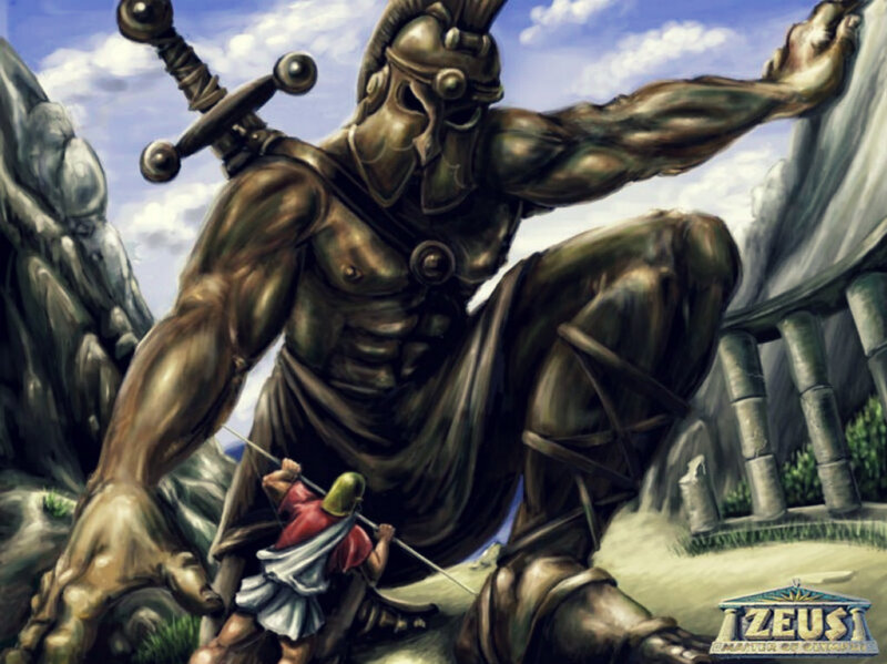 Giant Statue of a Warrior