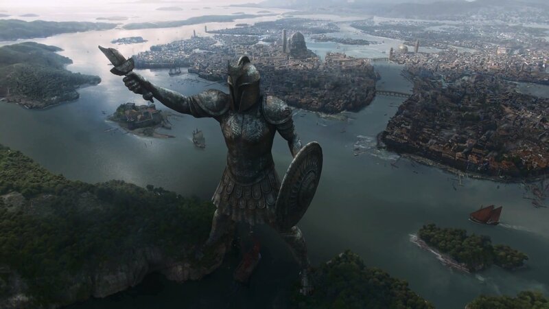 Giant Statue of Warrior