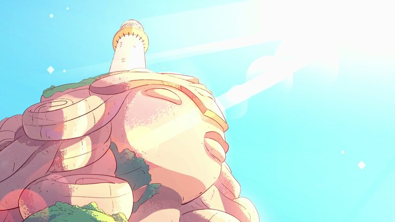 Giant Statue with Lighthouse