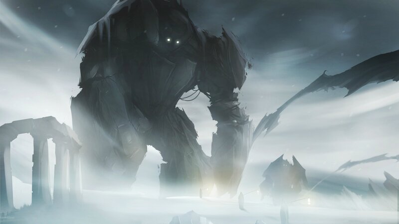 Giant Stone Creature — Gray
