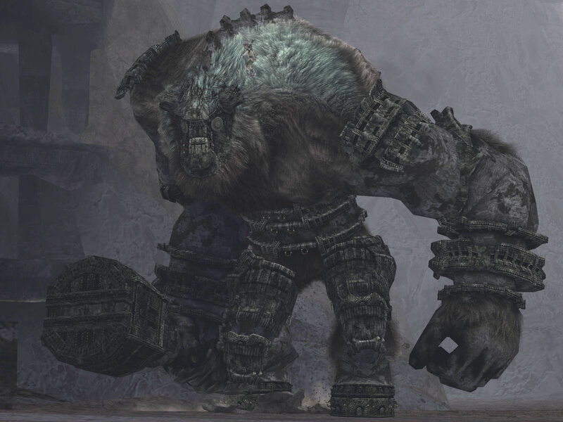 giant stone golem enemy
