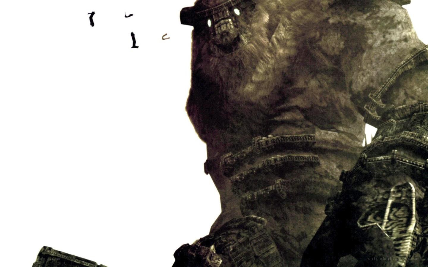 giant stone golem in sky
