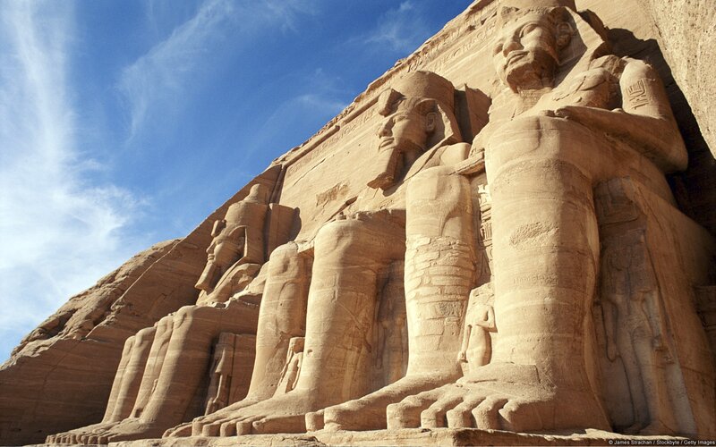 Giant Stone Statues — Brown