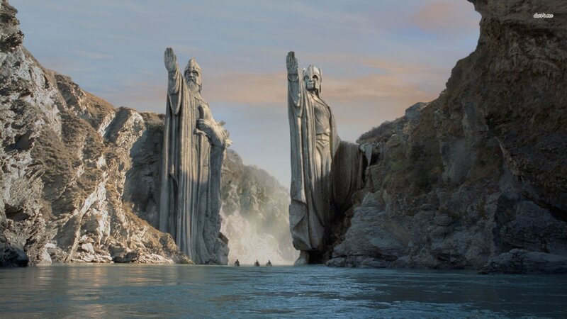 Giant Stone Statues — Gray