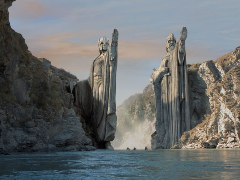 Giant Stone Statues