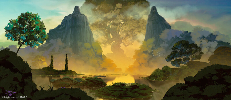 Giant Stone Statues — Yellow