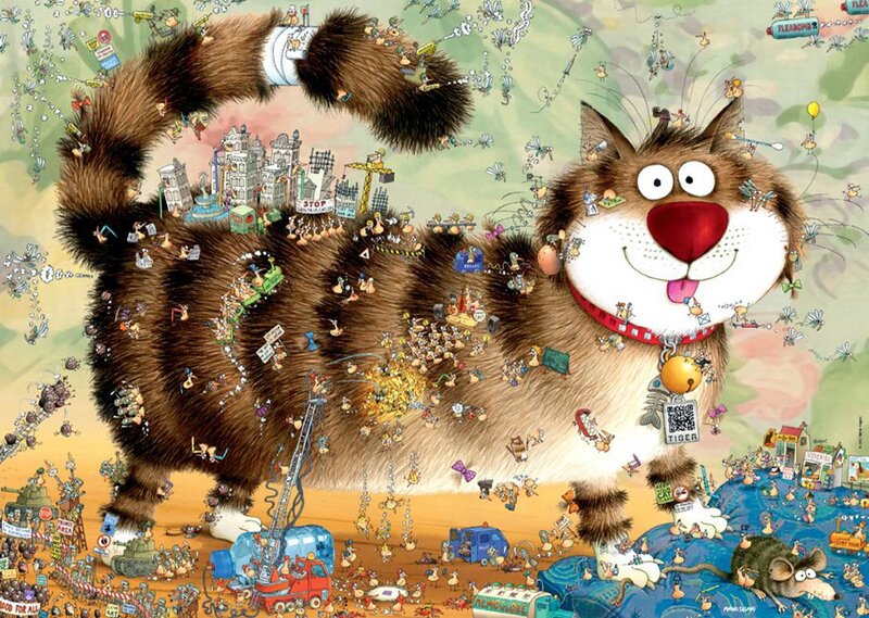 Giant Tabby Cat