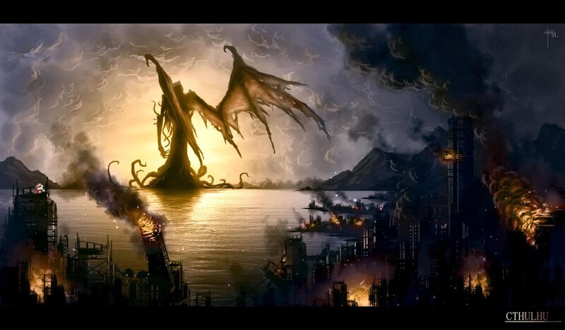 Giant Tentacled Creature — Black