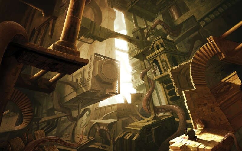 Giant Tentacles in Ruin