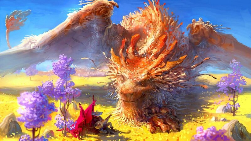Giant Tree Creature — Yellow