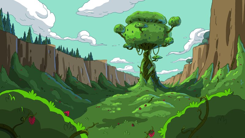 Giant Tree in Canyon