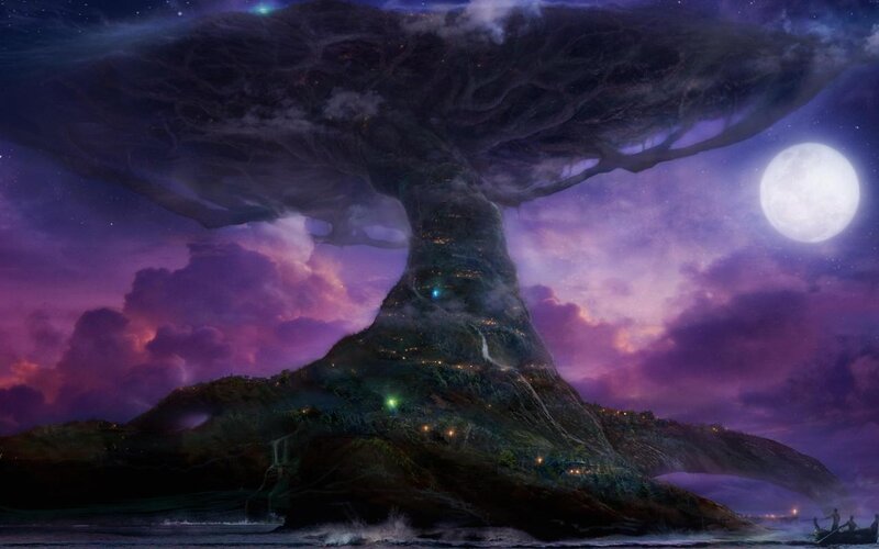Giant Tree Island — Dramatic