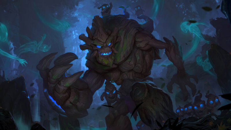 Giant Tree Monster — Blue