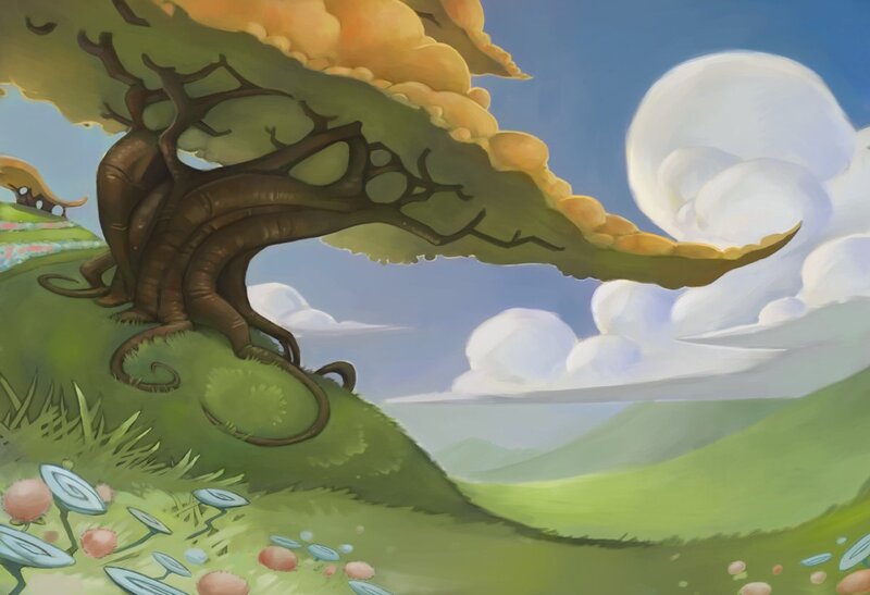 Giant Tree on Hill