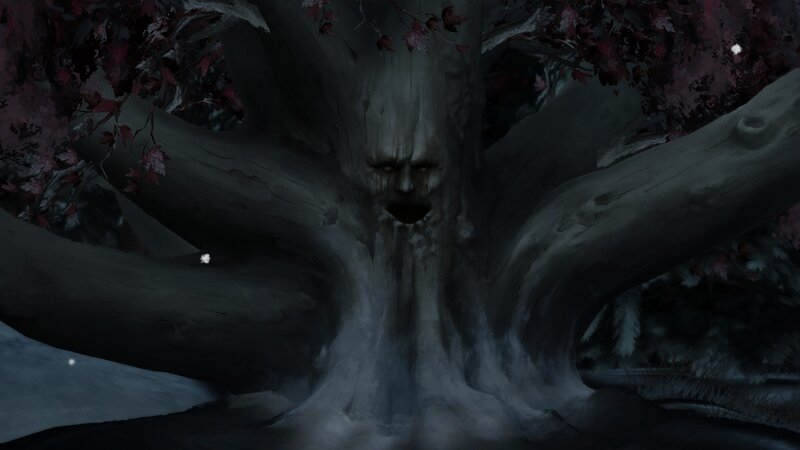 Giant Tree with Face