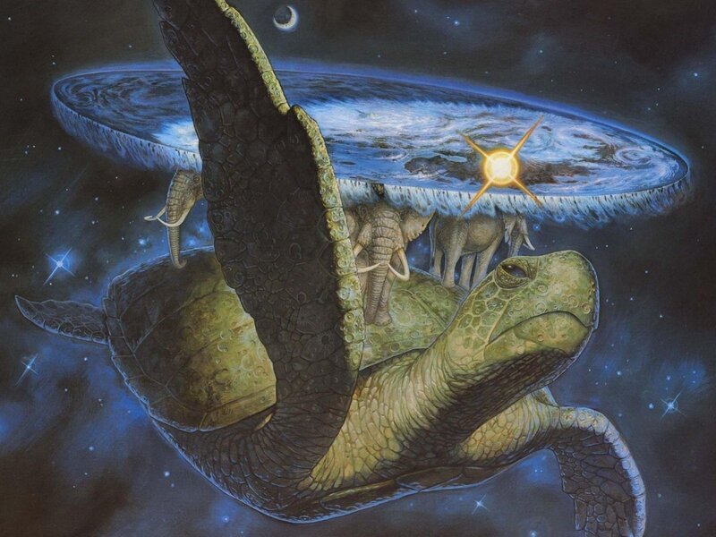 Giant Turtle Carrying Land