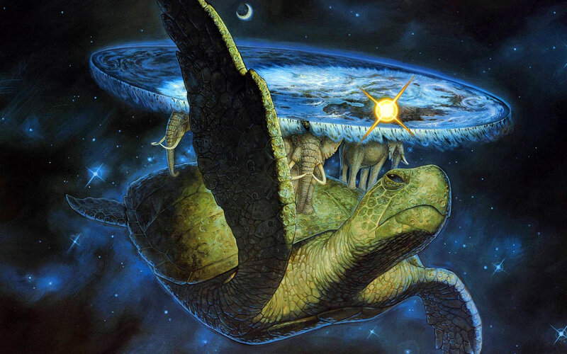 Giant Turtle Carrying World