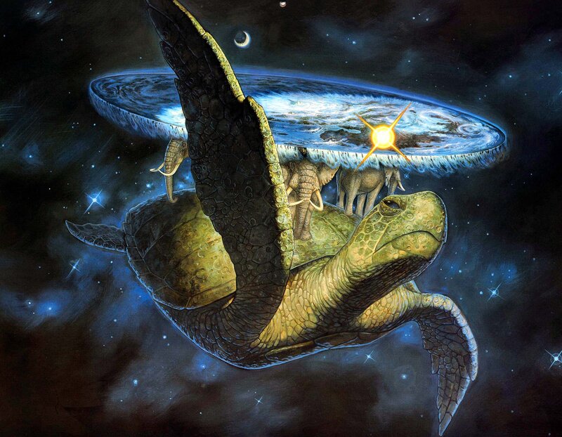 Giant Turtle in Space