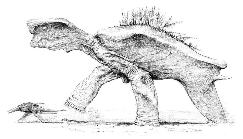 giant turtle-like creature