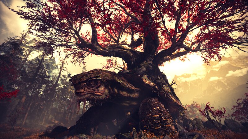 Giant Turtle with Tree