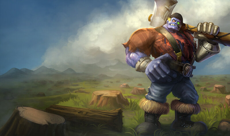 giant warrior with axe