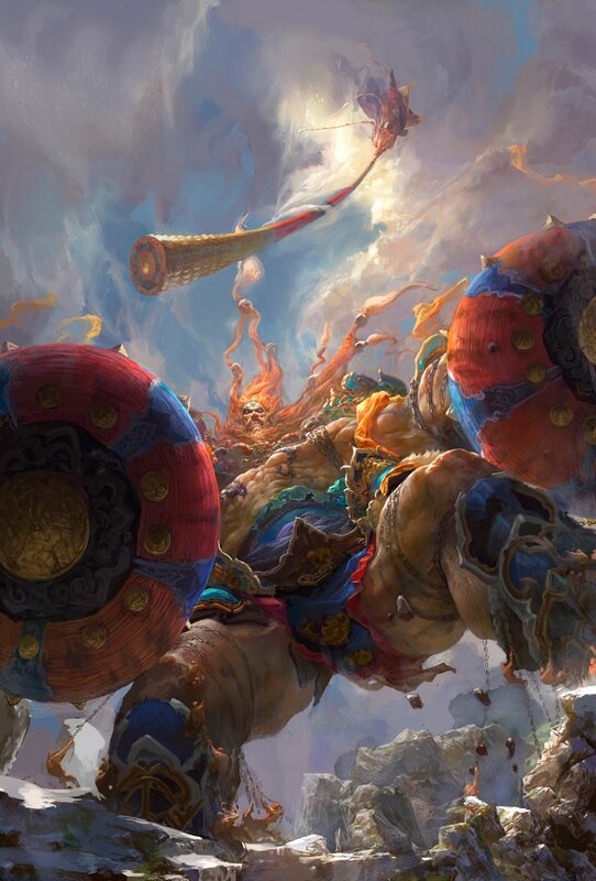 Giant Warrior with Horn