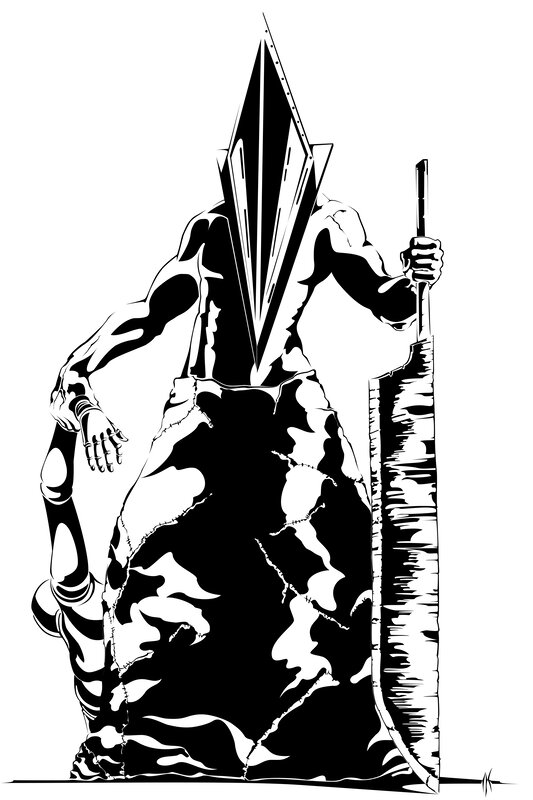 Giant warrior with sword