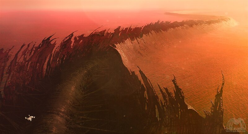 Giant Wave in Red Sea