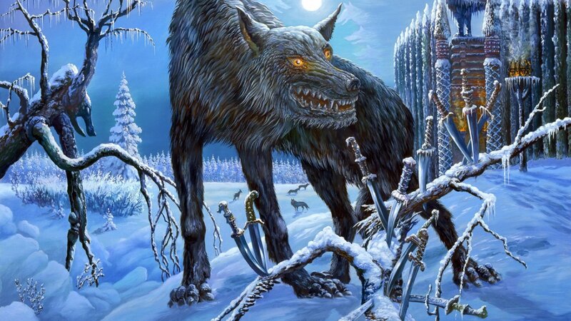 Giant Werewolf in Snow