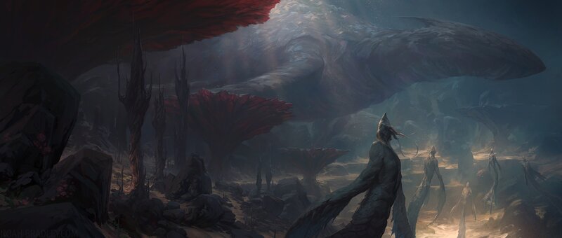Giant Whale in Cave