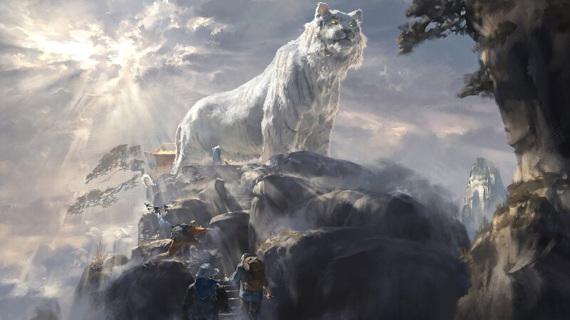 Giant White Tiger