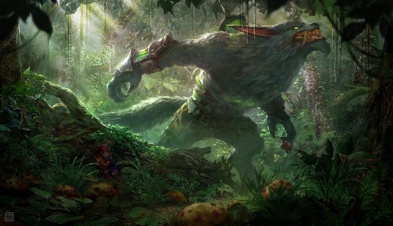 Giant Wolf-like Creature
