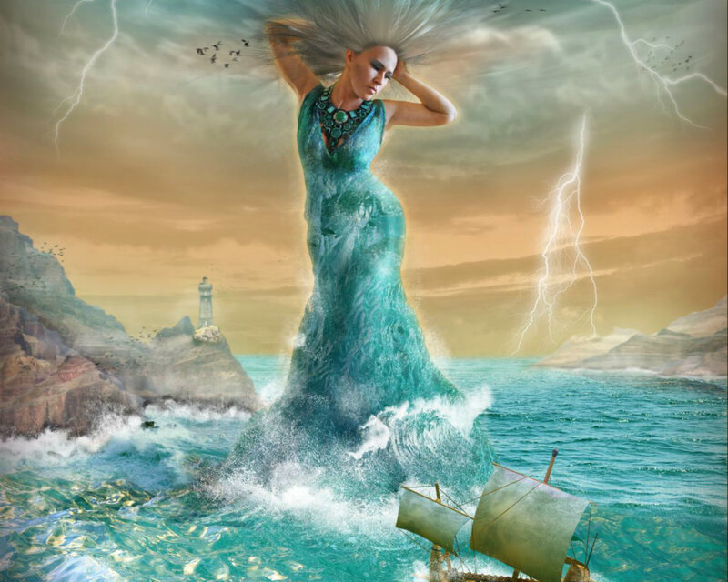 Giant Woman from Sea