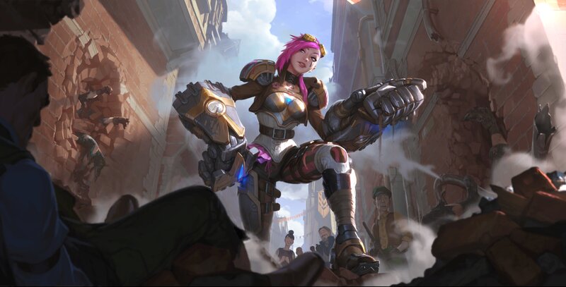 Giant Woman in Armor