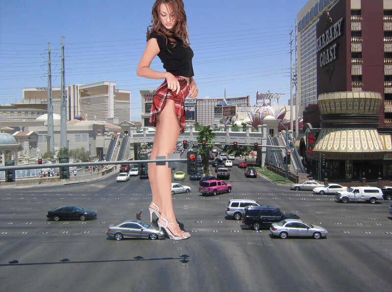 giant woman in las vegas