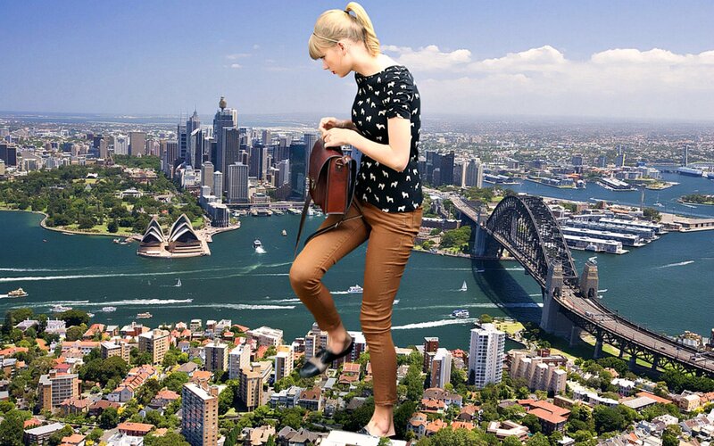 Giant Woman Walking