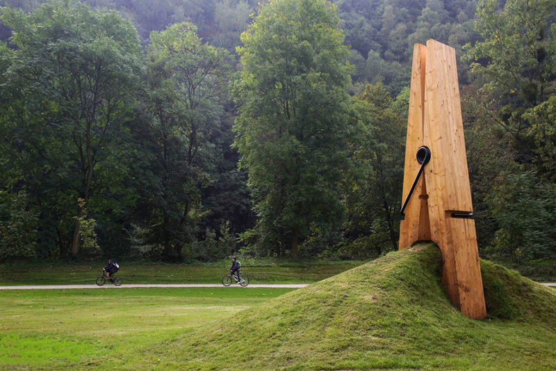 Giant Wooden Clothespin