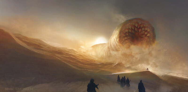 Giant Worm Emerging