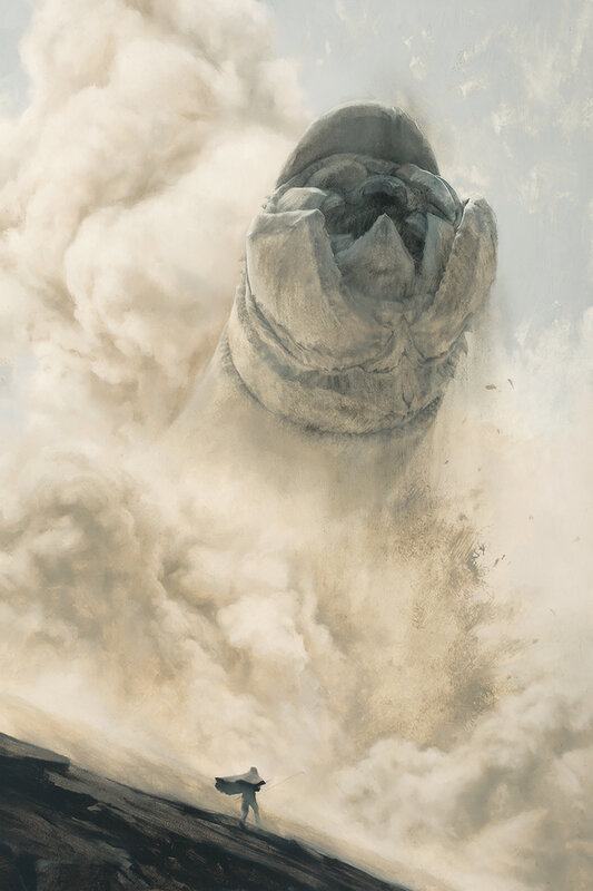 Giant Worm Head
