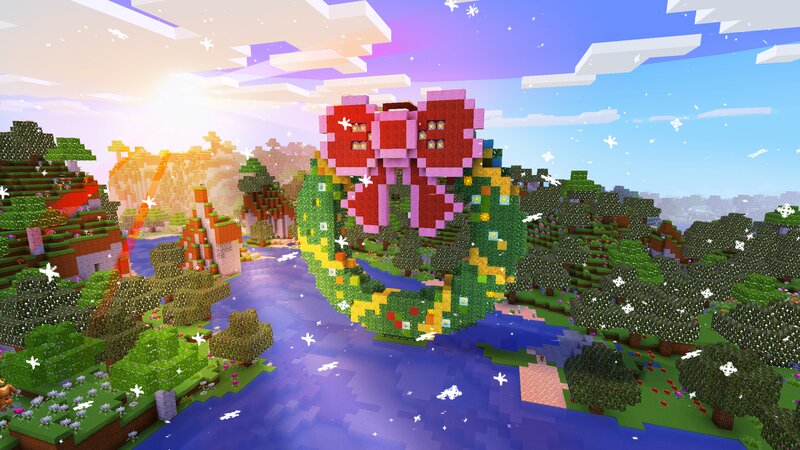 Giant Wreath in River