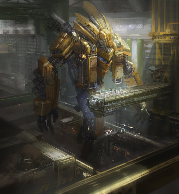 Giant Yellow Robot