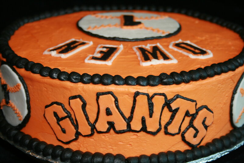 giants baseball cake