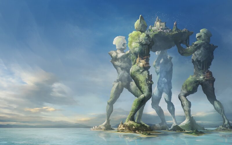 Giants Carrying Island