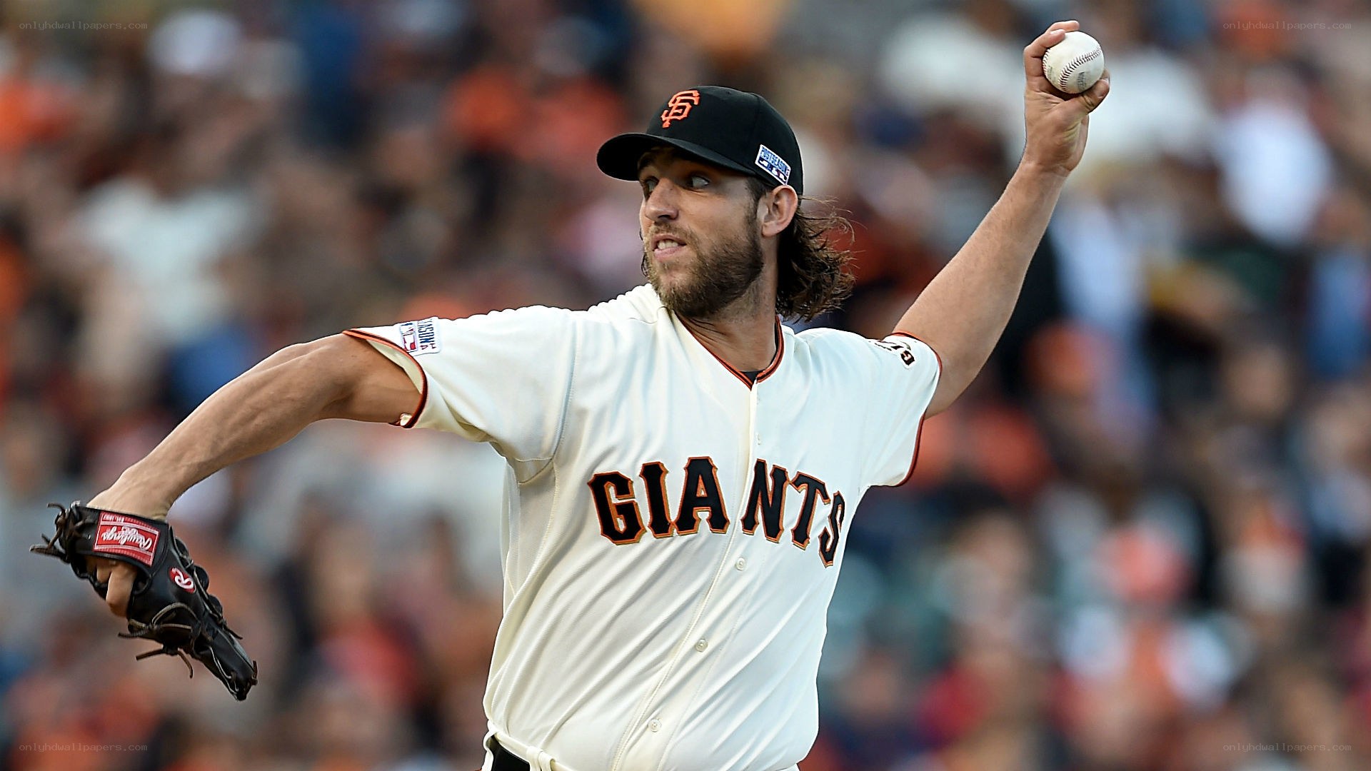 Giants pitcher in action