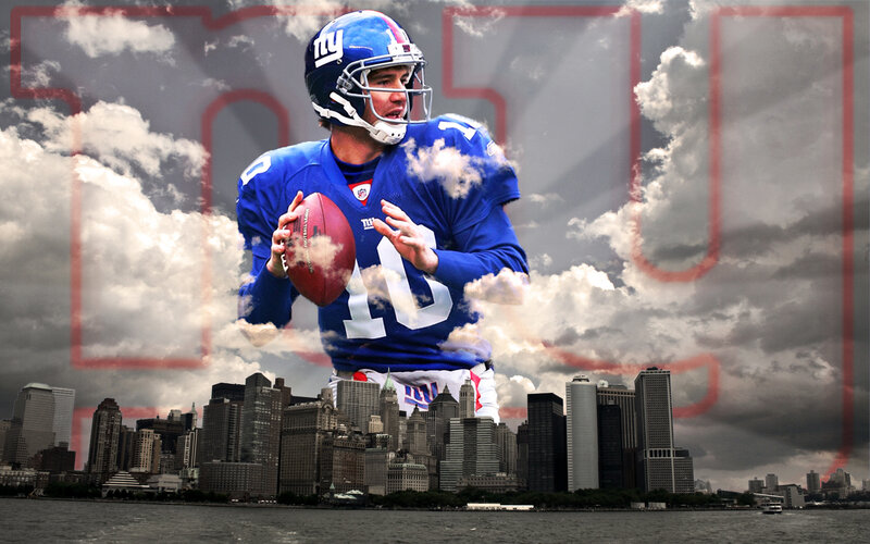 Giants quarterback in action