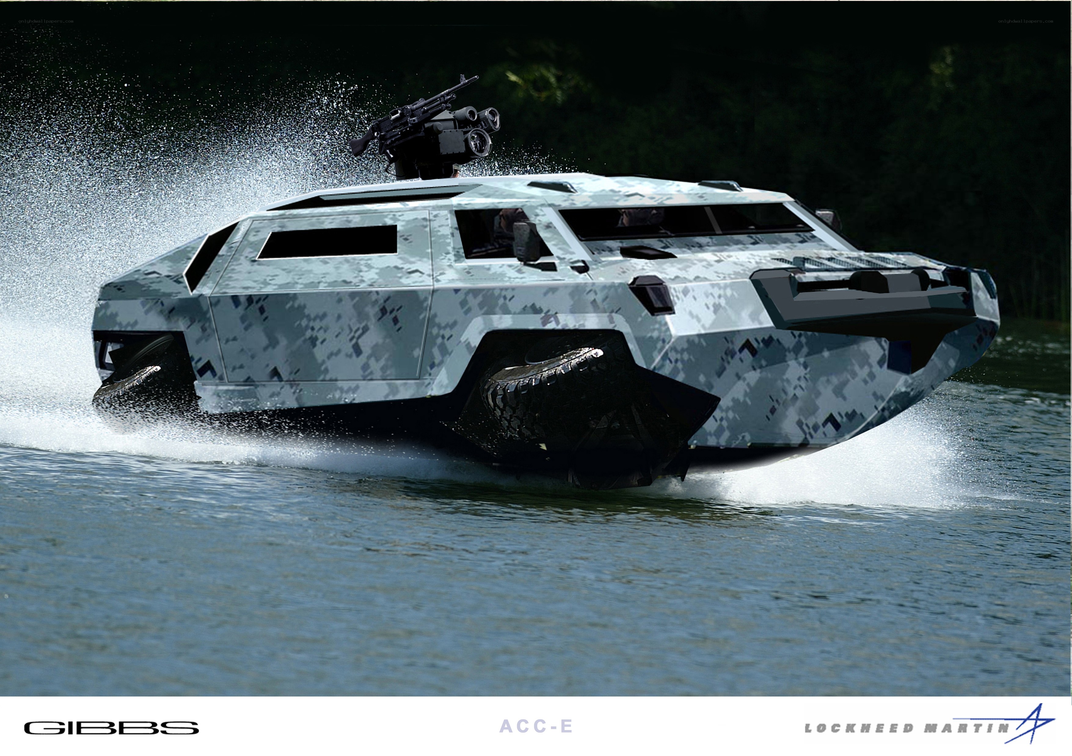 Gibbs ACC-E amphibious vehicle