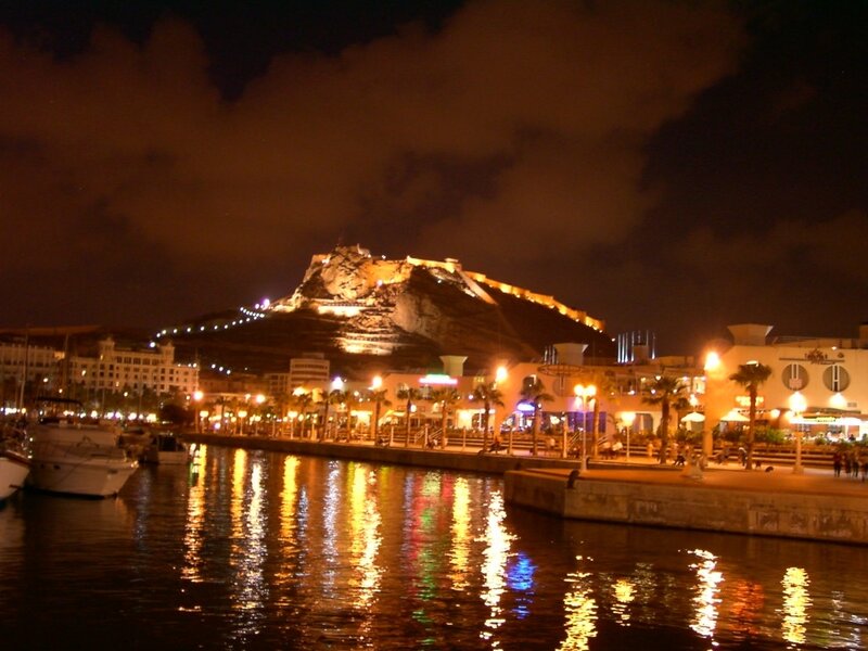 Gibraltar at night