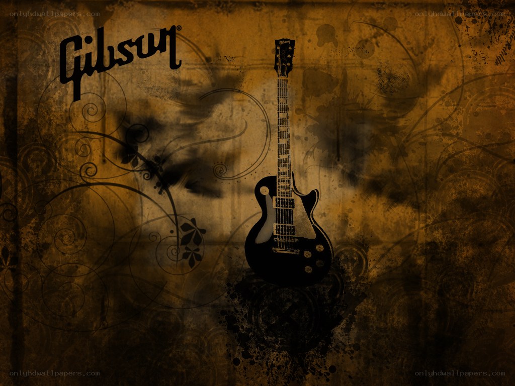 Gibson guitar wallpaper